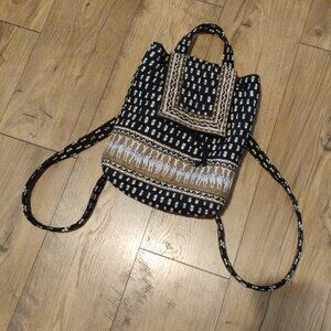 Vera Bradley Zebra Butts Drawstring Backpack